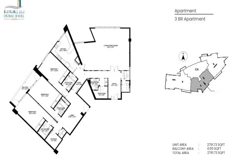 Appartement à Dubai Media City, Dubai, 3 chambres, 259.36009219 m², № 99709 - photo 11