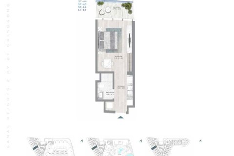 Apartamento en CANAL HEIGHTS 2 en Business Bay, Dubai, estudio, 38 m², № 103943 - foto 7