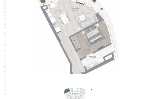 Apartamento en CANAL HEIGHTS 2 en Business Bay, Dubai, estudio, 38 m², № 103943 - foto 6
