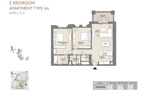 Apartment in Madinat Jumeirah Living, Umm Suqeim, Dubai 1 bedroom, 69 sq.m. № 103949 - photo 4