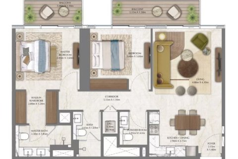Apartment in Zabeel, Dubai 1 bedroom, 68 sq.m. № 104020 - photo 4