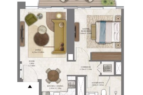 Apartment in Zabeel, Dubai 1 bedroom, 68 sq.m. № 104020 - photo 5