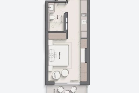 Apartment in HILLMONT RESIDENCES in Jumeirah Village Circle, Dubai 42 sq.m. № 104021 - photo 5
