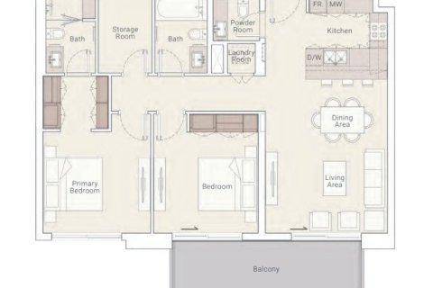 Apartment in ROSEMONT RESIDENCES in Jumeirah Village Triangle, Dubai 1 bedroom, 75 sq.m. № 104022 - photo 2