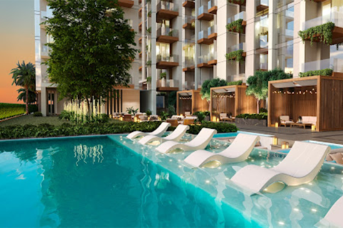 Apartment in Jumeirah Village Circle, Dubai 2 bedrooms, 86.03 sq.m. № 3459 - photo 1