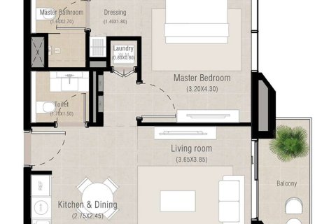 Apartment in Town Square, Dubai 1 bedroom, 63 sq.m. № 103551 - photo 4