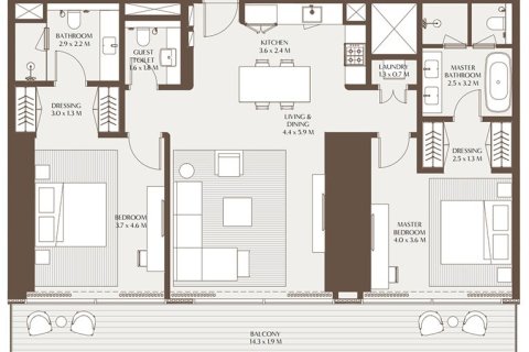 Appartement à Dubai, 1 chambre, 96 m², № 103550 - photo 5