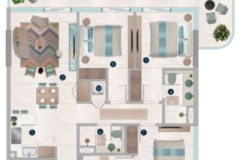 Appartement à Dubai Land, Dubai, 2 chambres, 95 m², № 103543 - photo 2