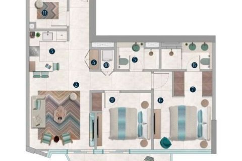 Appartement à Dubai Land, Dubai, 2 chambres, 95 m², № 103543 - photo 3