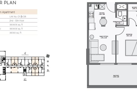 Appartement à Al Furjan, Dubai, 1 chambre, 75 m², № 4407 - photo 9