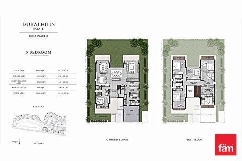 Купить виллу в Дубай Хилс Эстейт, Дубай: 5 спален, 705.5м², № 60502 - фото 30
