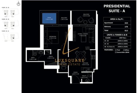 Appartement à Jumeirah Village Circle, Dubai, 1 chambre, 76 m², № 95343 - photo 16