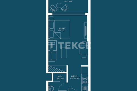 Apartment in Dubai Silicon Oasis, Dubai studio, 35 sq.m. № 11556 - photo 19