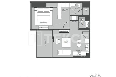 Apartamento en Dubai, 2 dormitorios, 103 m², № 77118 - foto 30