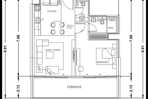 Apartamento en Dubai, 1 dormitorio, 76.9 m², № 59100 - foto 11