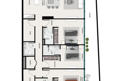 Appartement à Dubai, 1 chambre, № 92675 - photo 9