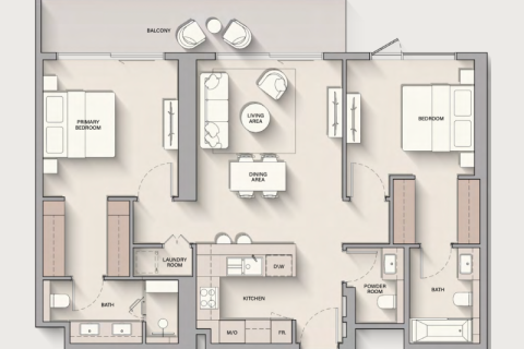 Appartement à Dubai Silicon Oasis, Dubai, studio, 39 m², № 92685 - photo 5