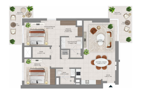 Apartment in Dubai Hills Estate, Dubai 1 bedroom, 68 sq.m. № 92666 - photo 3