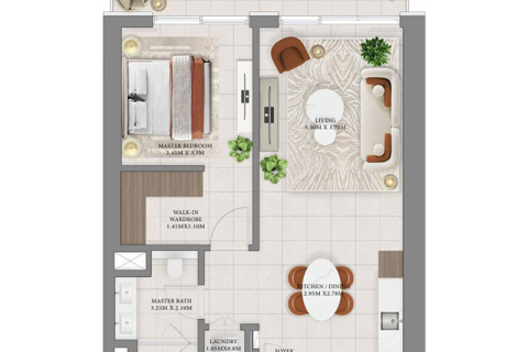 Apartment in Dubai Hills Estate, Dubai 1 bedroom, 68 sq.m. № 92666 - photo 2