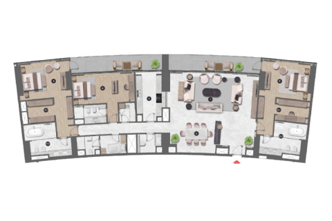 شقة في مرسى دبي, دبي 1غرف نوم, 80 م² رقم 92676 - صورة 8