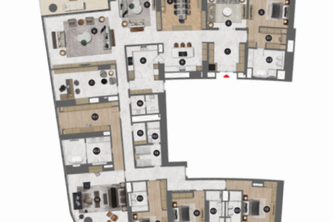 شقة في مرسى دبي, دبي 1غرف نوم, 80 م² رقم 92676 - صورة 11