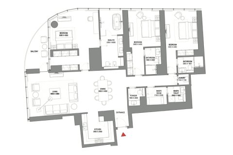 شقة في مرسى دبي, دبي 1غرف نوم, 80 م² رقم 92676 - صورة 6