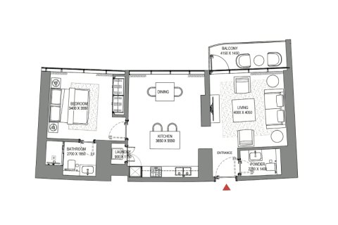 شقة في مرسى دبي, دبي 1غرف نوم, 80 م² رقم 92676 - صورة 5