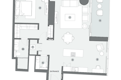 شقة في مرسى دبي, دبي 1غرف نوم, 80 م² رقم 92676 - صورة 10