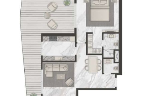 Apartment in Business Bay, Dubai 1 bedroom № 92443 - photo 5