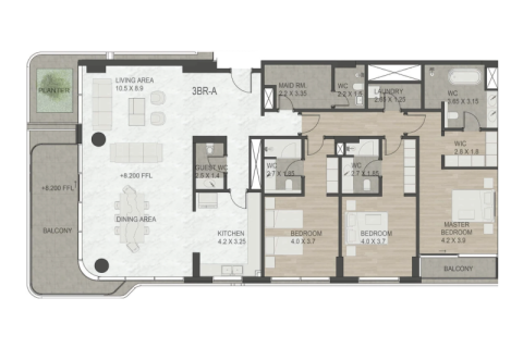 Apartment in Palm Jumeirah, Dubai 1 bedroom, 237 sq.m. № 92441 - photo 3