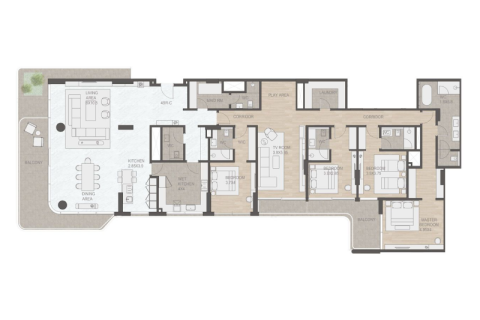 Apartment in Palm Jumeirah, Dubai 1 bedroom, 237 sq.m. № 92441 - photo 4