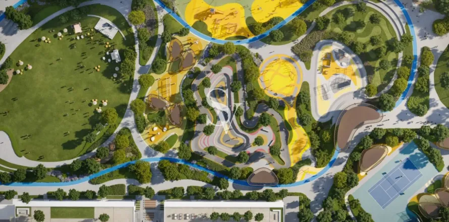 Квартира в Parkwood в Дубай Хилс Эстейт, 3 спальни, 147м², № 68891