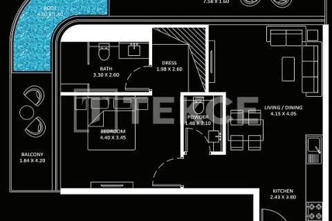 Apartment in Business Bay, Dubai studio, 35 sq.m. № 83821 - photo 19