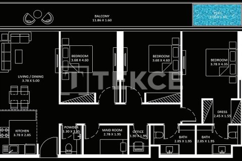 Apartment in Business Bay, Dubai studio, 35 sq.m. № 83821 - photo 21