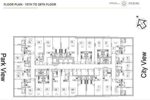 Apartamento en Business Bay, Dubai, 1 dormitorio, 77.9 m², № 9517 - foto 10