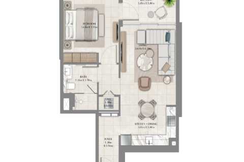 Apartment in Business Bay, Dubai 1 bedroom, 61 sq.m. № 92429 - photo 4