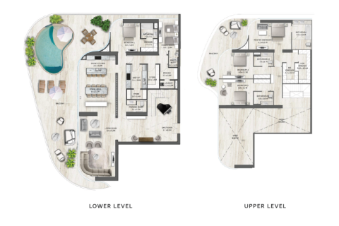 Apartment in Palm Jumeirah, Dubai 2 bedrooms, 156 sq.m. № 92439 - photo 12