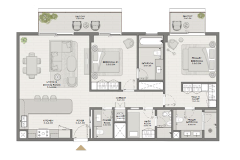 Apartment in Umm Suqeim, Dubai 1 bedroom, 67 sq.m. № 92438 - photo 9