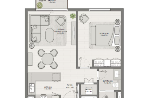 Apartment in Umm Suqeim, Dubai 1 bedroom, 67 sq.m. № 92438 - photo 8