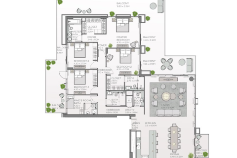 Apartment in Al Wasl, Dubai 1 bedroom, 71 sq.m. № 92427 - photo 12