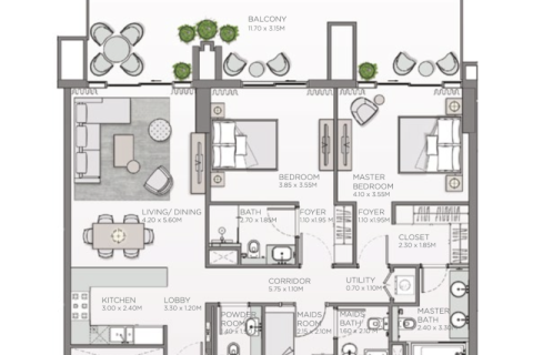 Apartment in Al Wasl, Dubai 1 bedroom, 71 sq.m. № 92427 - photo 10