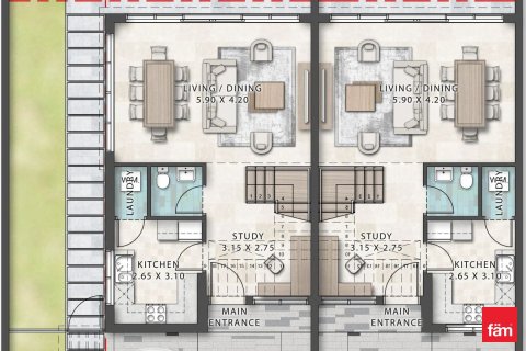 تاون هاوس في دبي 4 غرف نوم, 142.6 م² رقم 94809 - صورة 12