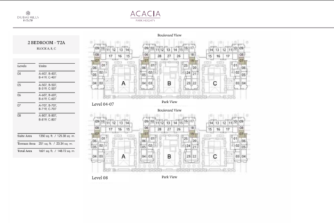 Apartamento en Acacia, Dubai Hills Estate, Dubai, 2 dormitorios, 145 m², № 75660 - foto 18