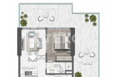 Apartment in DAMAC Hills (Akoya by DAMAC), Dubai 2 bedrooms, 124 sq.m. № 8196 - photo 6