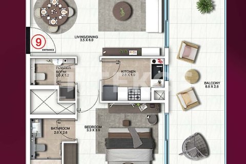 Apartment in Dubai 2 bedrooms, 122 sq.m. № 104584 - photo 3