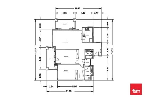 Apartamento en Dubai, 2 dormitorios, 150.4 m², № 9207 - foto 3