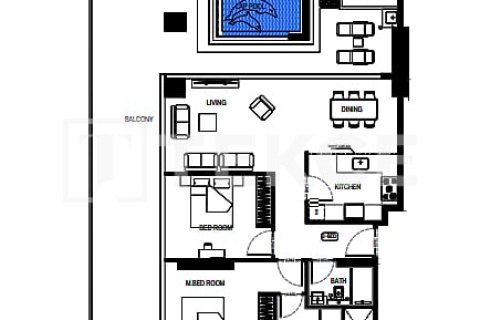 Appartement à Jumeirah Village Circle, Dubai, 2 chambres, 118 m², № 11122 - photo 5