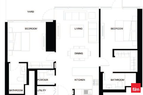 Apartment in Ras Al Khor, Dubai 2 bedrooms, 112.6 sq.m. № 53178 - photo 4