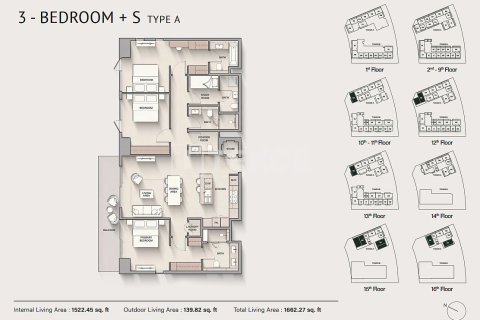Penthouse à Dubai Silicon Oasis, Dubai, 3 chambres, 285 m², № 83411 - photo 10