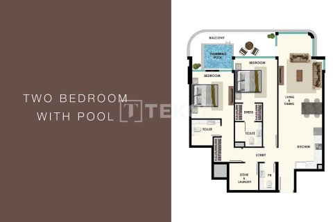 Купить квартиру в Мохаммед Бин Рашид Сити, Дубай: 1 спальня, 94м², № 83407 - фото 15